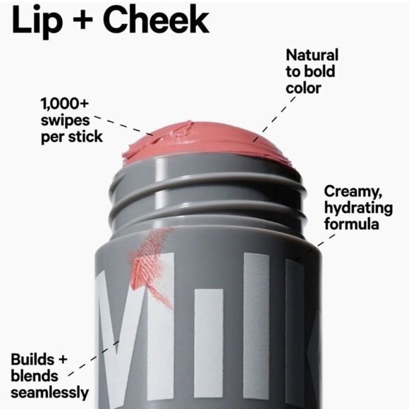 🌻 Milk Makeup Swerve Lip + Cheek Cream Color New FullSz - Picture 7 of 8